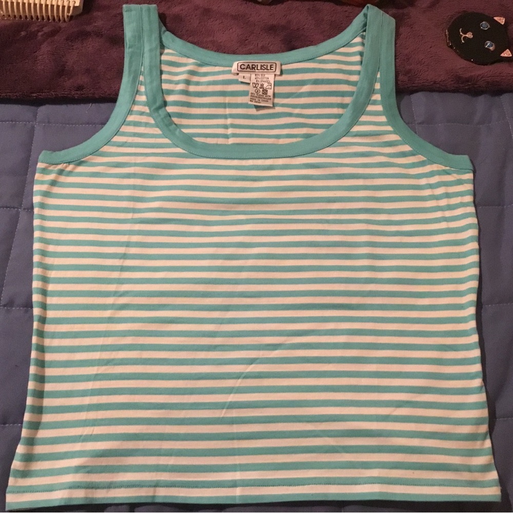 VINTAGE CARLISLE WOMENS LUXURY SILK BLEND TANK TOP